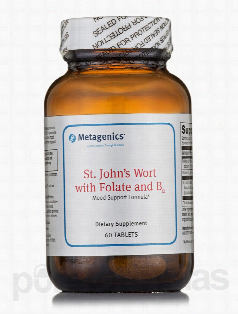 Metagenics Nervous System Support - St. John's Wort with Folate and