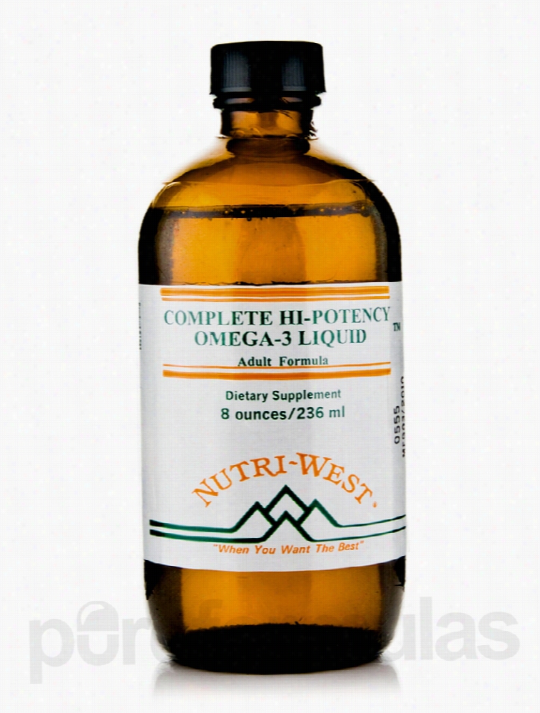 Nutri West Cardiovascular Support - Complete Hi-Potency Omega-3 Liquid