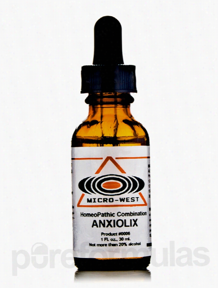 Nutri West Nervous System Support - Anxiolix (Homeopathic) - 1 fl. oz