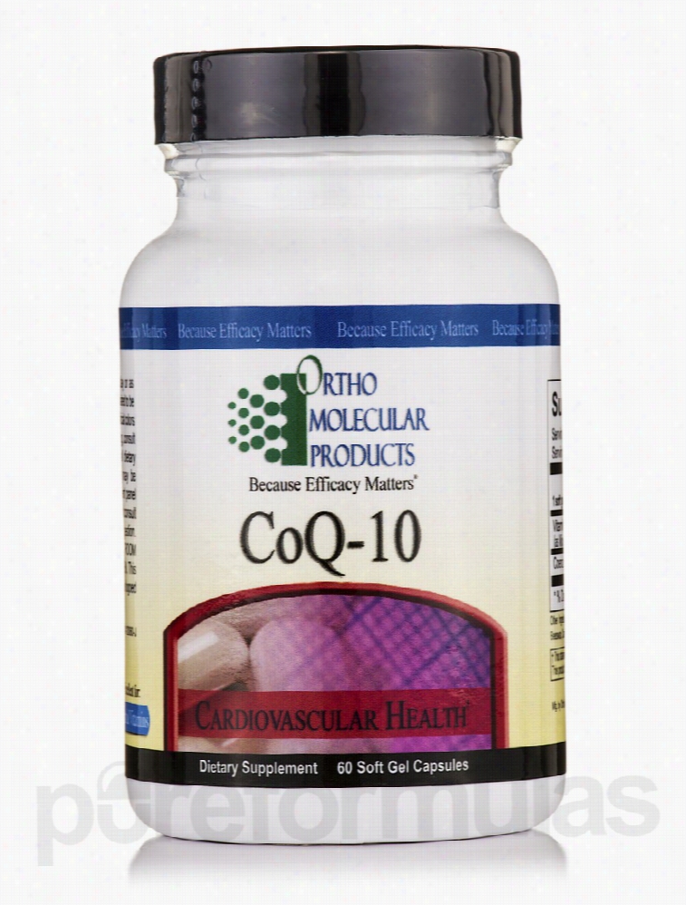 Ortho Molecular Products Cardiovascular Support - CoQ-10 - 60 Soft Gel