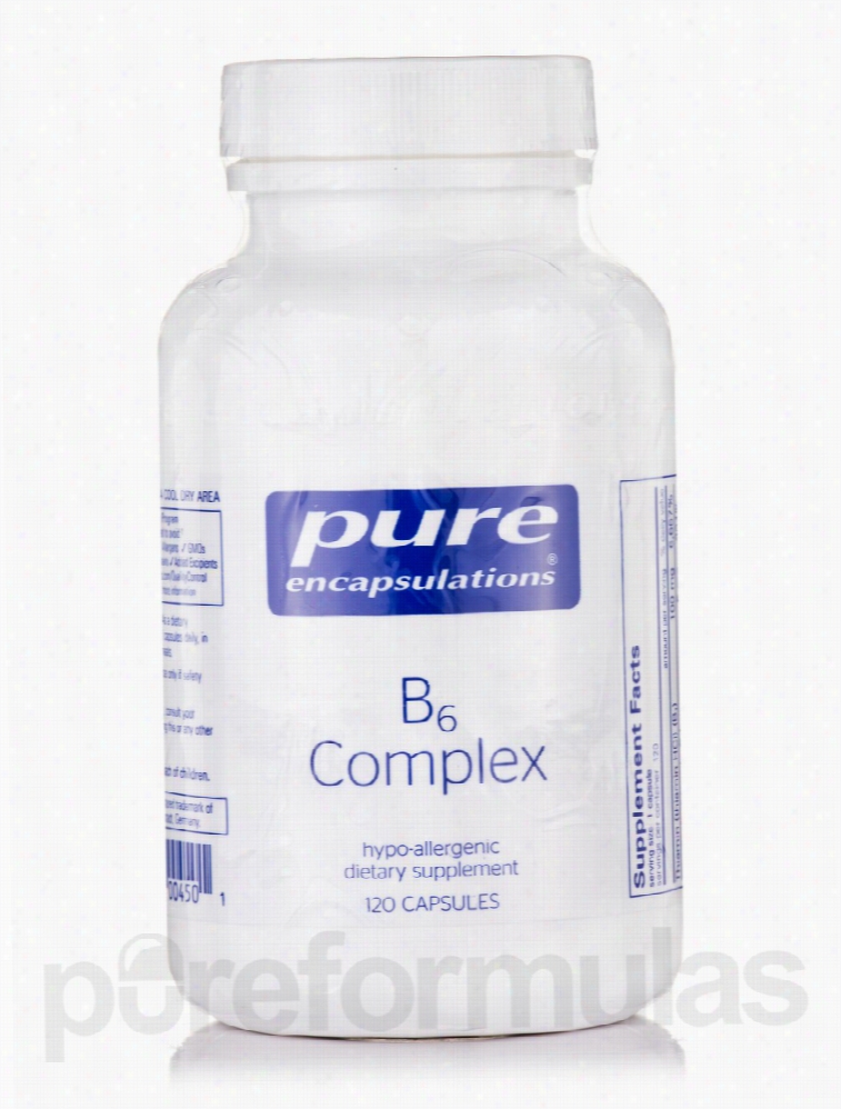 Pure Encapsulations Nervous System Support - B6 Complex - 120 Capsules