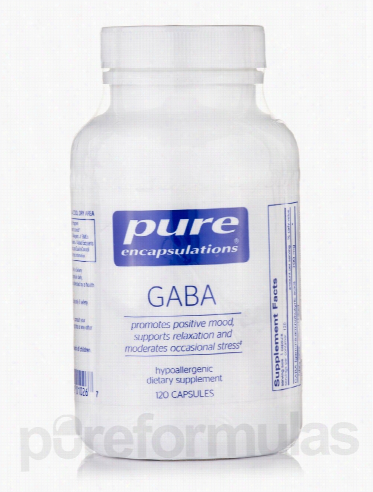 Pure Encapsulations Nervous System Support - GABA - 120 Capsules