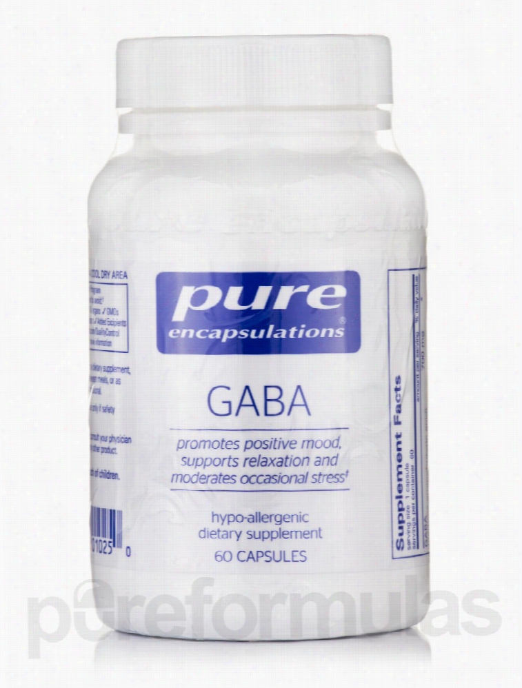 Pure Encapsulations Nervous System Support - GABA - 60 Capsules