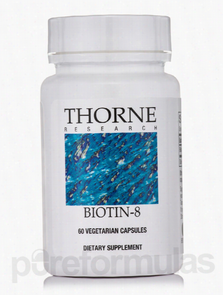 Thorne Research Nervous System Support - Biotin-8 - 60 Vegetarian