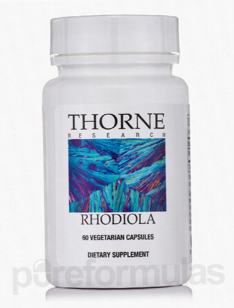 Thorne Research Nervous System Support - Rhodiola - 60 Vegetarian
