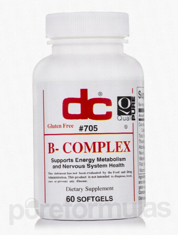 Dee Cee Laboratories Nervous System Support - B-Complex - 60 Softgels