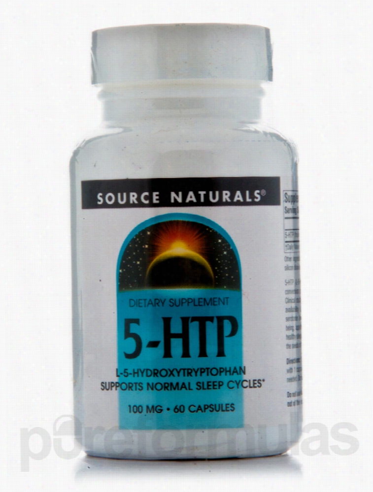 Source Naturals Nervous System Support - 5-HTP 100 mg - 60 Capsules