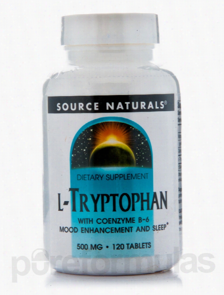 Source Naturals Nervous System Support - L-Tryptophan 500 mg with