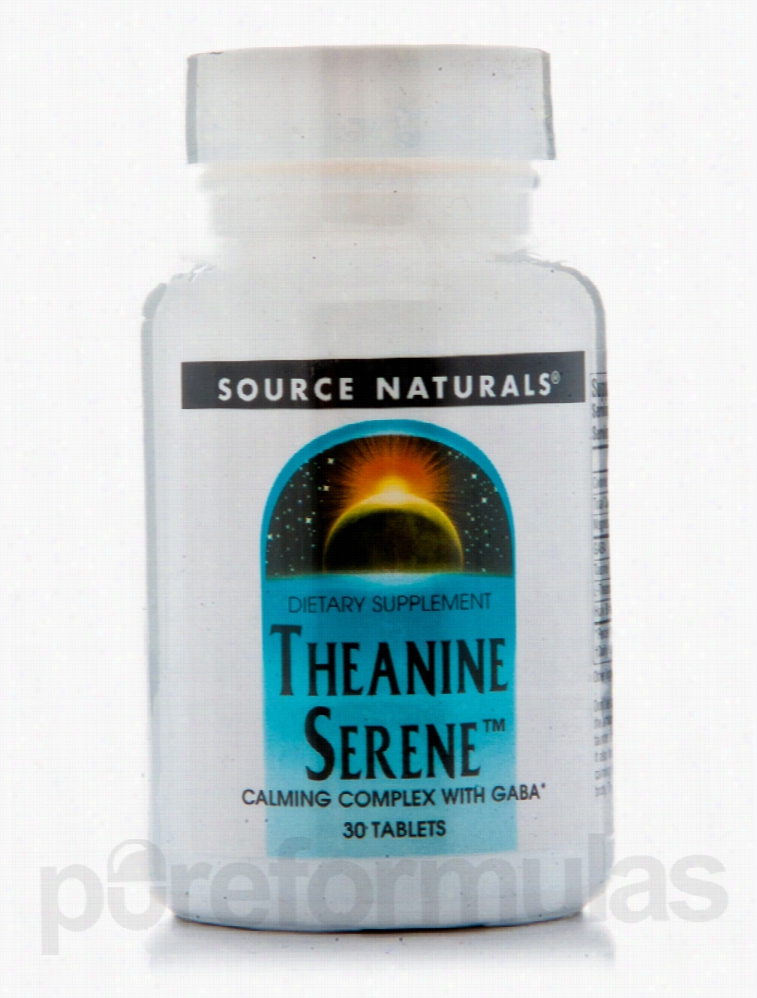 Source Naturals Nervous System Support - Theanine Serene - 30