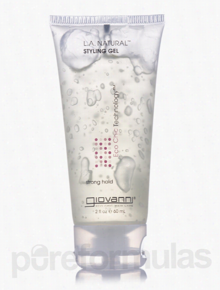 Giovanni Cosmetics Hair - L.A. Natural Styling Gel - 2 fl. oz (60 ml)
