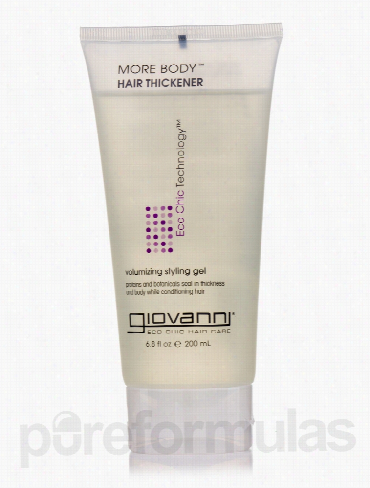 Giovanni Cosmetics Hair - More Body Hair Thickener & Styling Gel - 6.8