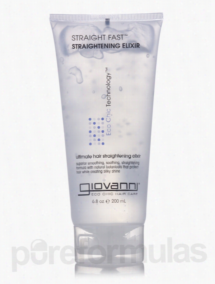 Giovanni Cosmetics Hair - Straight Fast Hair Elixir - 6.8 fl. oz (200