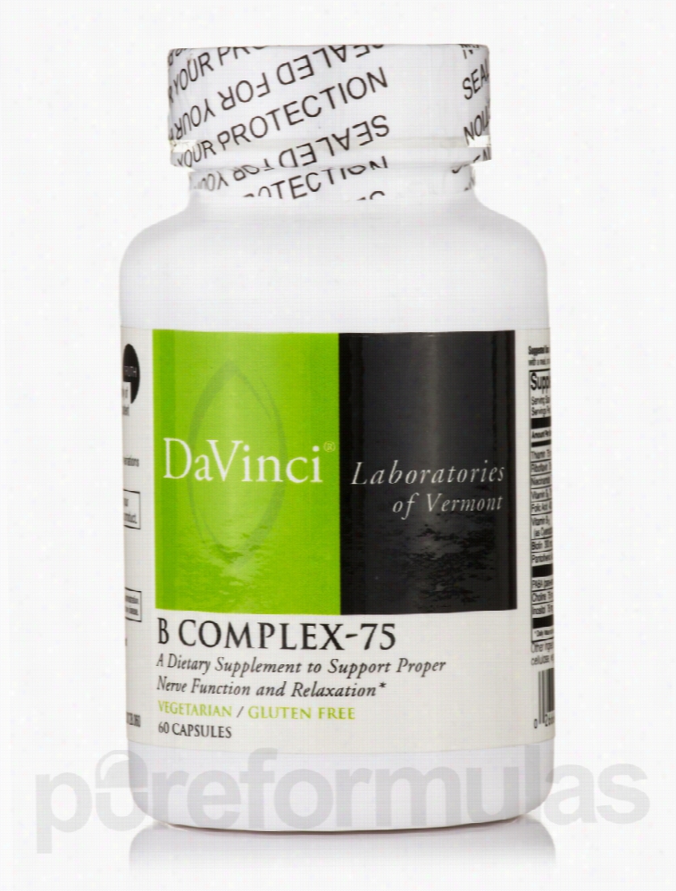 DaVinci Labs Nervous System Support - B Complex-75 - 60 Capsules