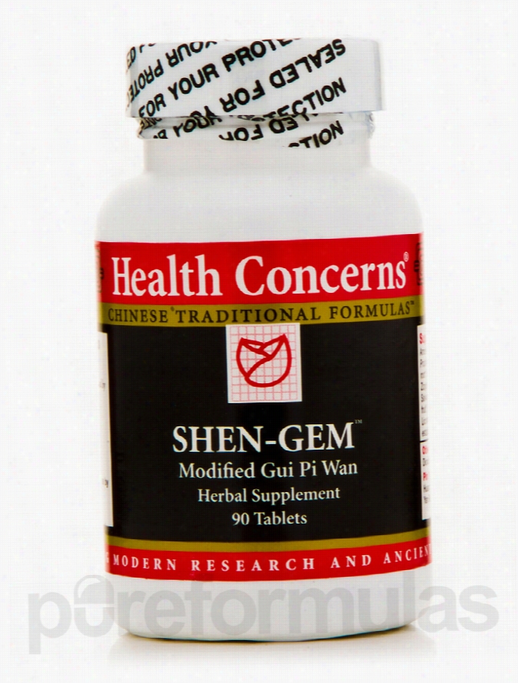 Health Concerns General Health - Shen-Gem (Ginseng & Longan) - 90