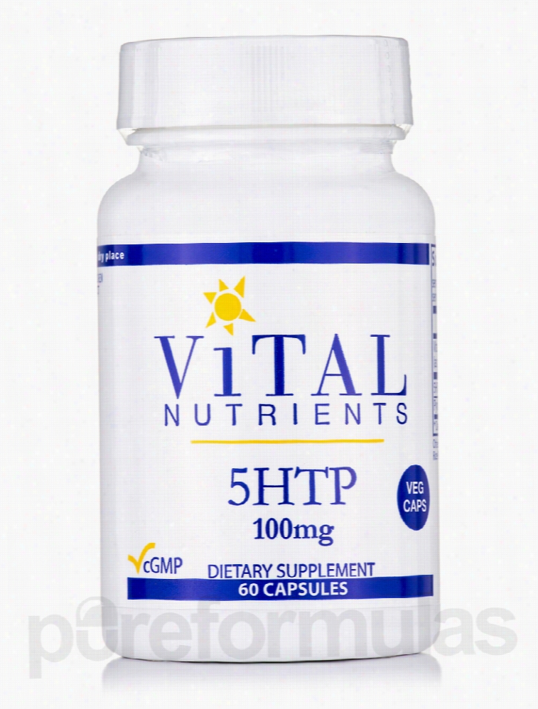 Vital Nutrients Nervous System Support - 5HTP 100 mg - 60 Vegetable