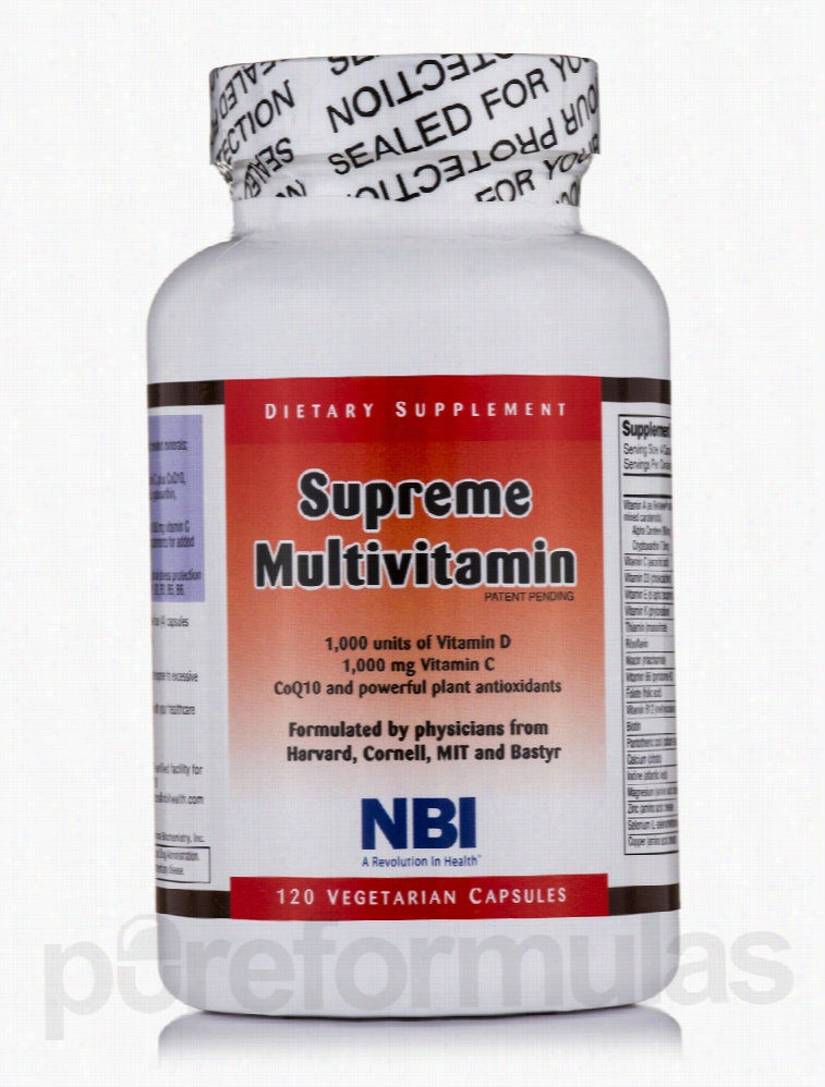 Nutritional Biochemistry Minerals - Supreme Multivitamin - 120