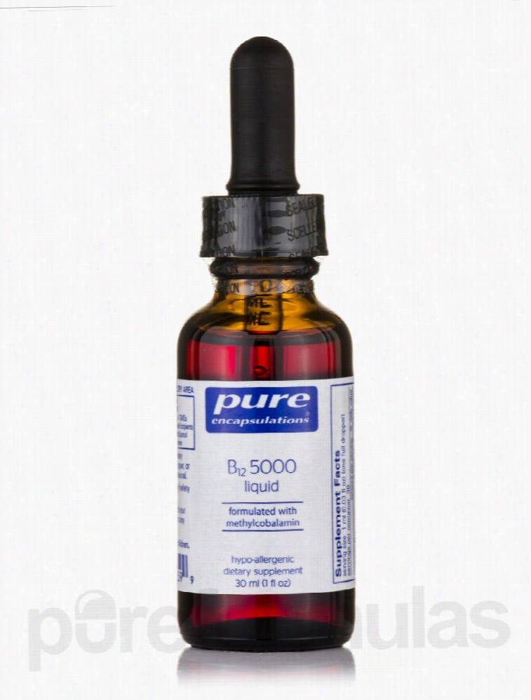 Pure Encapsulations Nervous System Support - B12 5000 Liquid - 1 fl.