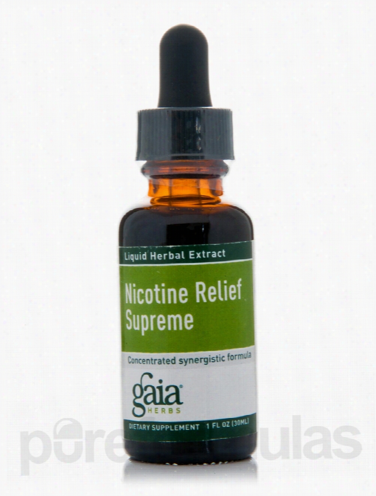 Gaia Herbs Nervous System Support - Nicotine Relief (Supreme) - 1 fl.
