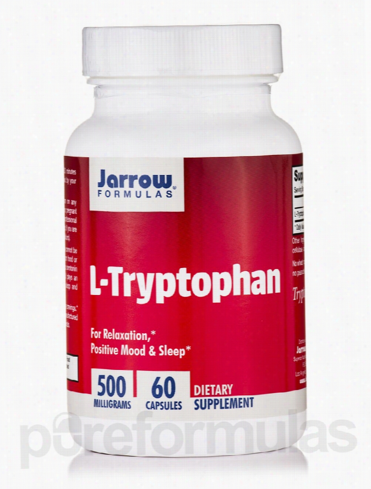 Jarrow Formulas Nervous System Support - L-Tryptophan 500 mg - 60