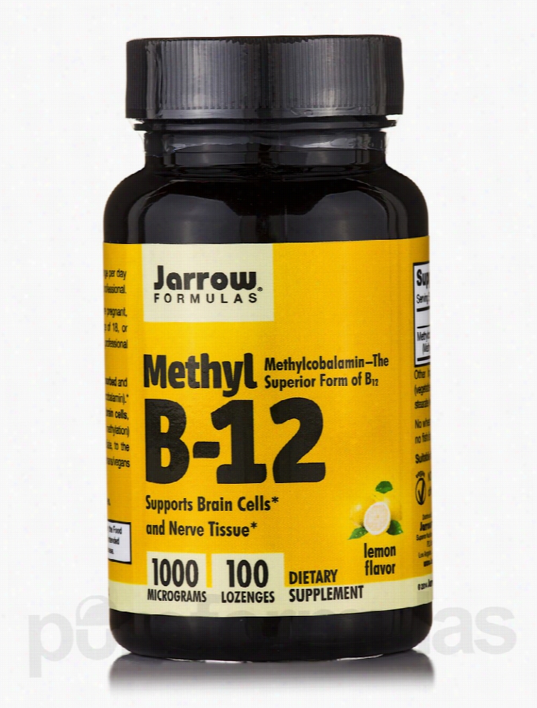Jarrow Formulas Nervous System Support - Methyl B-12 1000 mcg Lemon