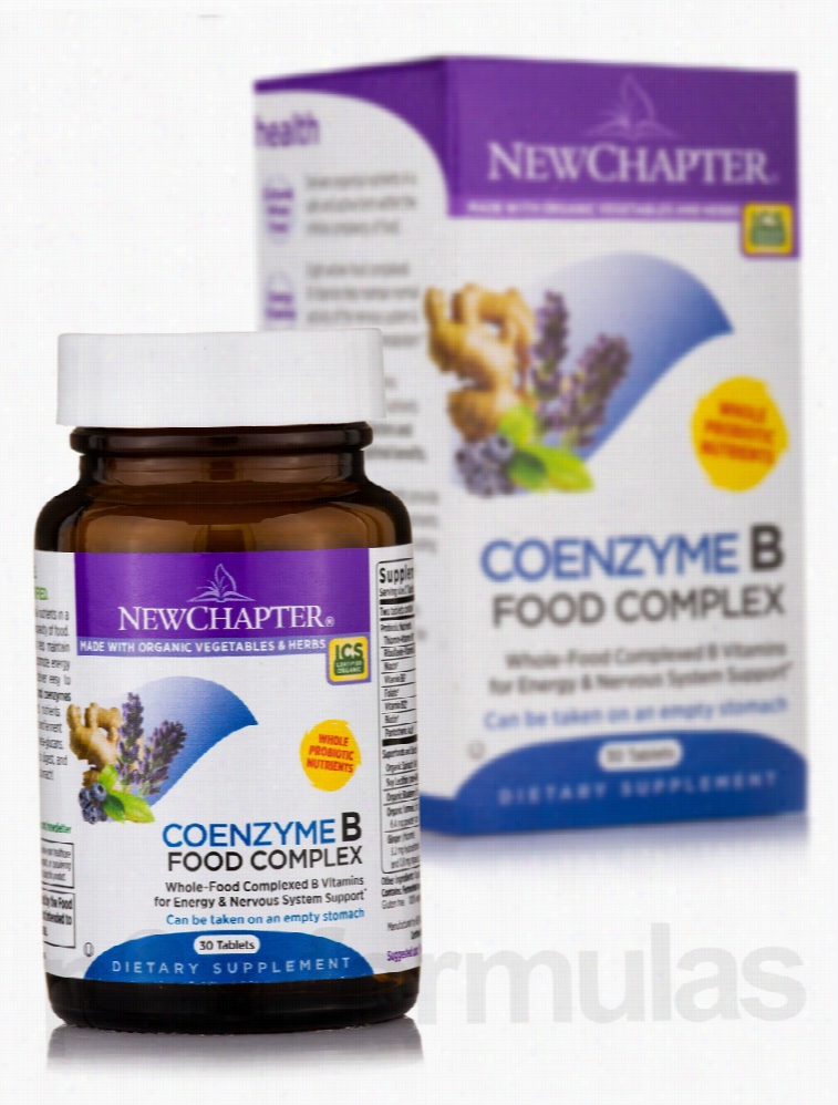 NewChapter Nervous System Support - Coenzyme B Food Complex - 30