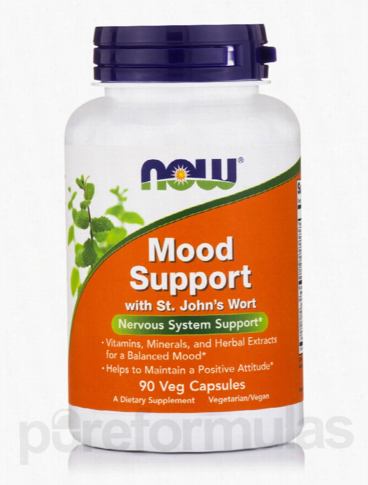NOW Nervous System Support - Mood Support with St. John's Wort - 90