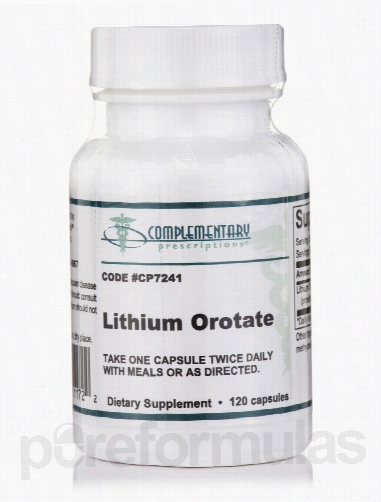 Complementary Prescriptions Nervous System Support - Lithium Orotate -
