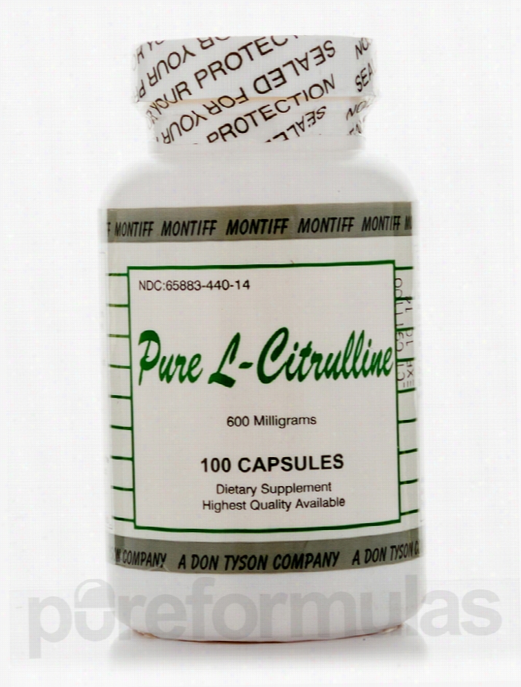Montiff Cardiovascular Support - Pure L-Citrulline 600 mg - 100