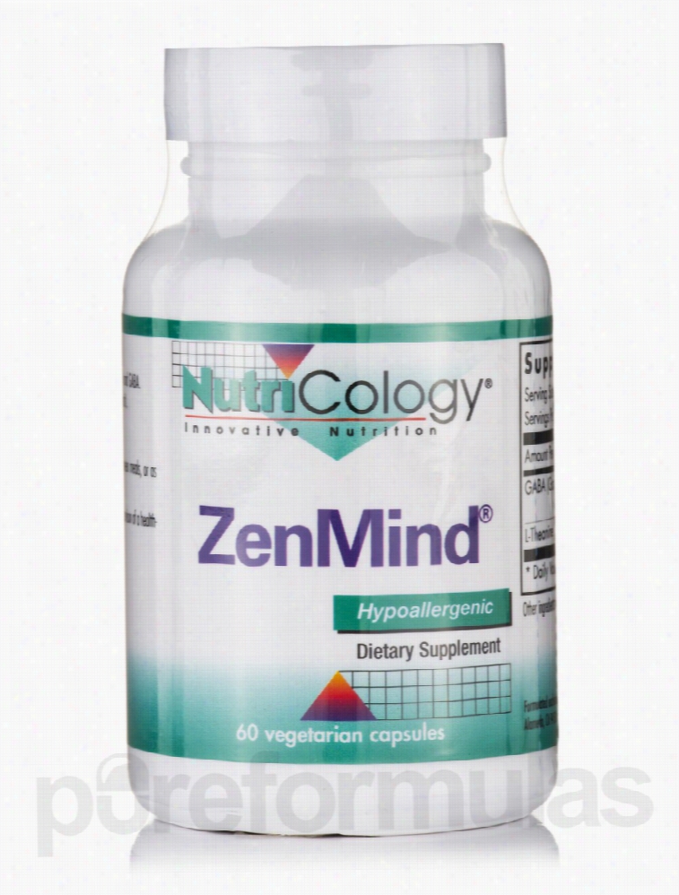 NutriCology Nervous System Support - ZenMind - 60 Vegetarian Capsules