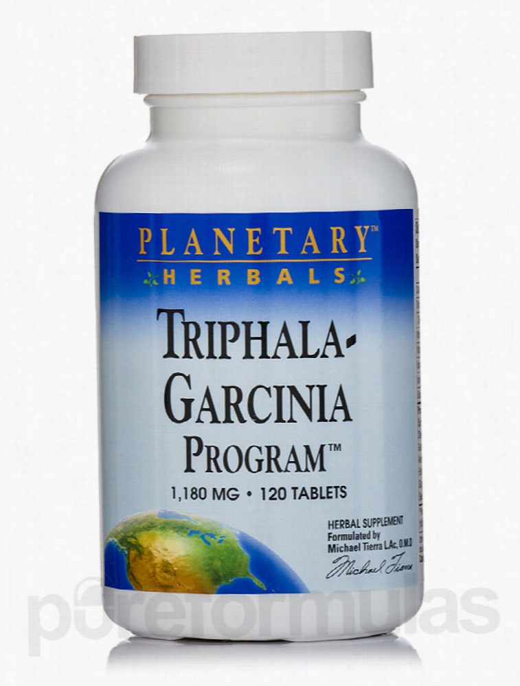 Planetary Herbals Detoxification - Triphala Garcinia Program 1180 mg -