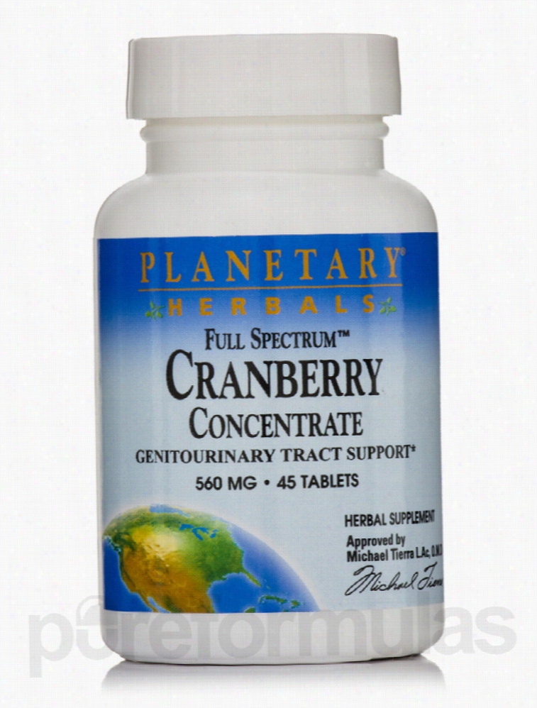 Planetary Herbals Herbals/Herbal Extracts - Full Spectrum Cranberry