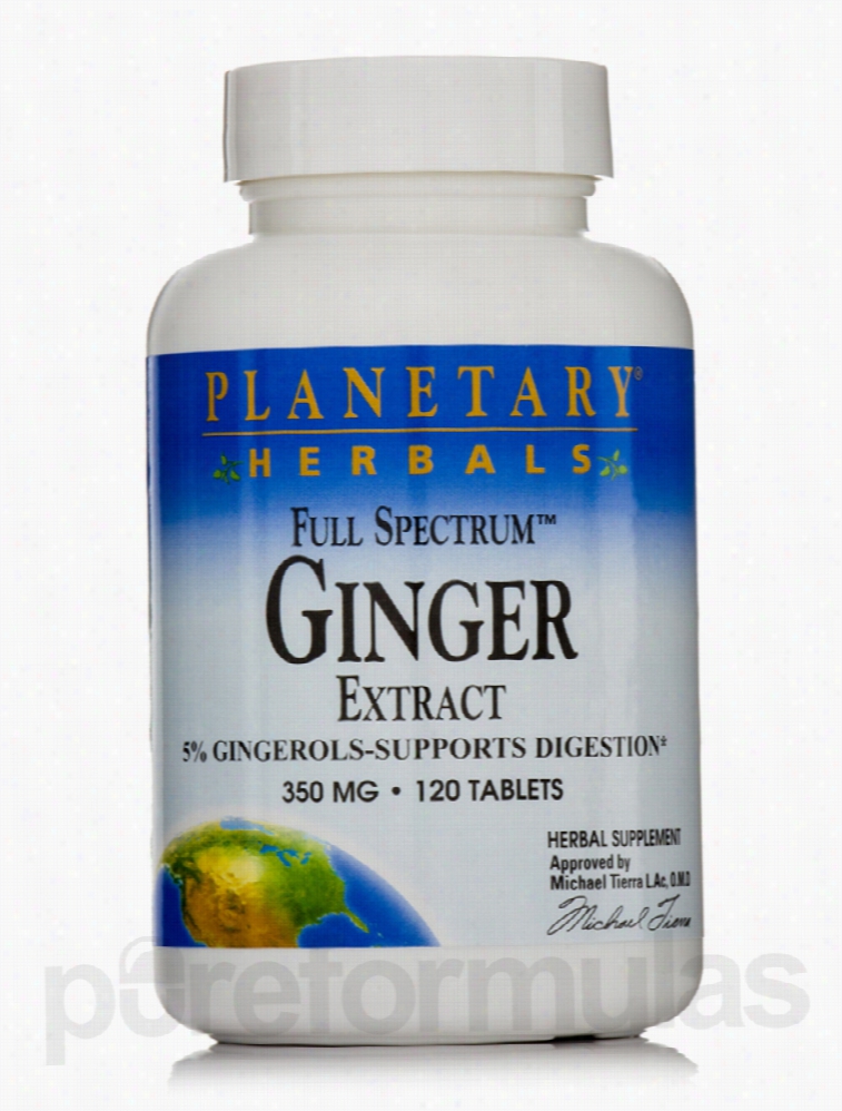 Planetary Herbals Herbals/Herbal Extracts - Full Spectrum Ginger