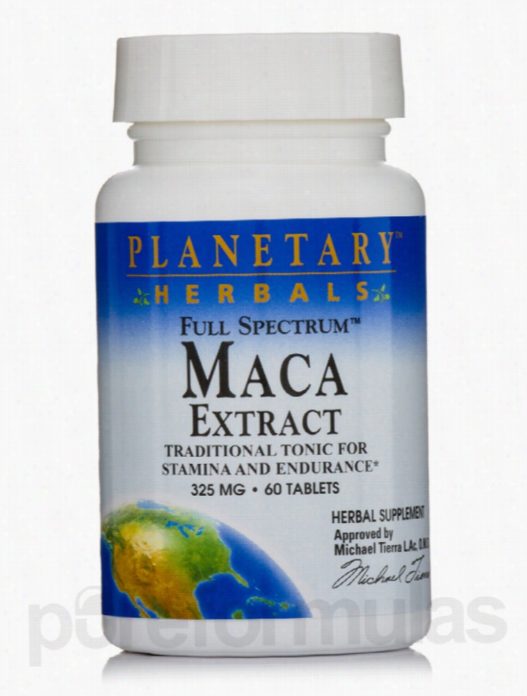 Planetary Herbals Herbals/Herbal Extracts - Full Spectrum Maca Extract