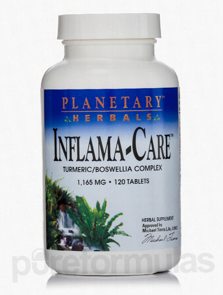 Planetary Herbals Herbals/Herbal Extracts - Inflama-Care 1165 mg - 120