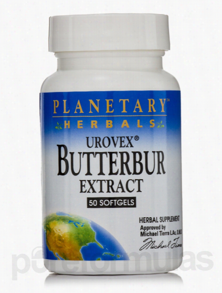 Planetary Herbals Herbals/Herbal Extracts - Urovex Butterbur Extract -