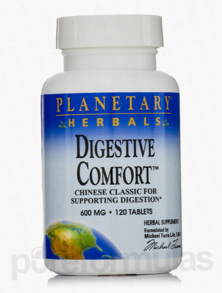 Planetary Herbals Metabolic Support - Digestive Comfort 600 mg - 120