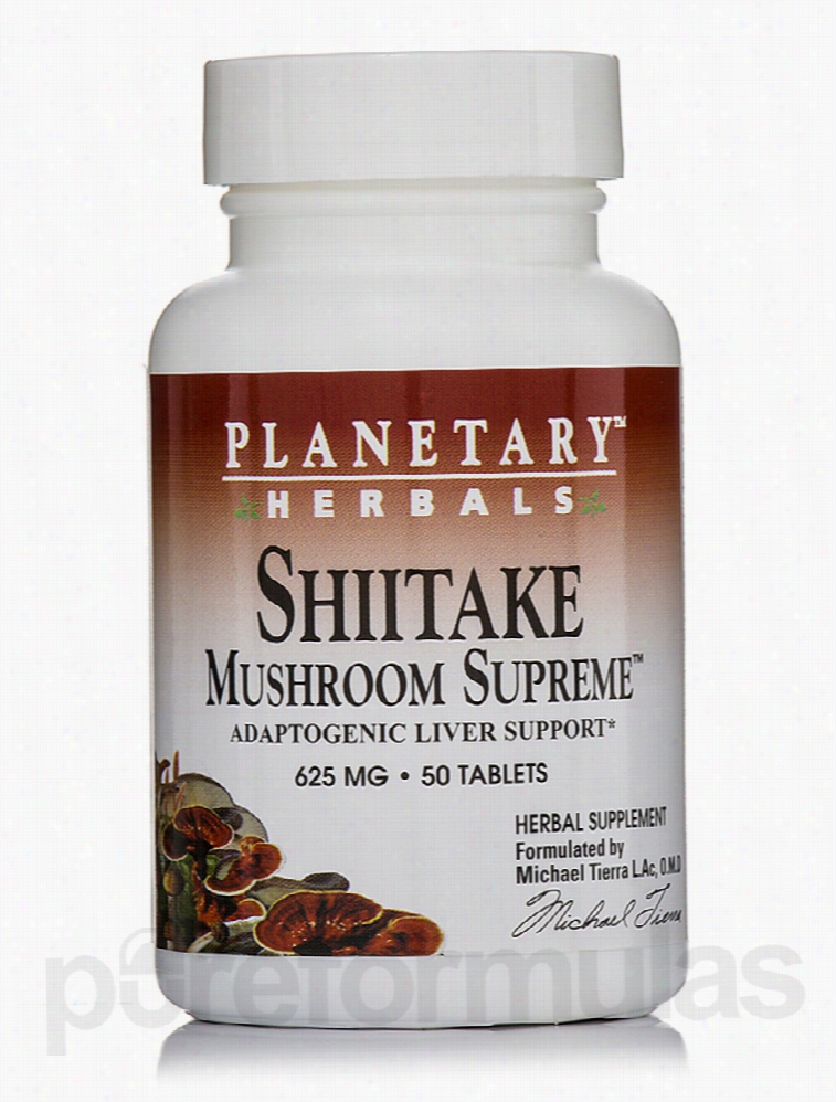 Planetary Herbals Metabolic Support - Shiitake Mushroom Supreme 625 mg