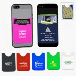 Soft Silicone Cell Phone Wallet