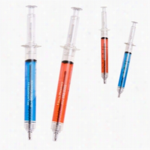 Custom Syringe Click Ball Pen