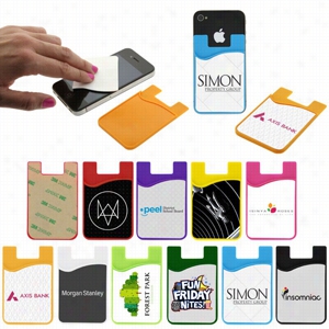 Silicon SmartPhone Wallet With MicroFiber