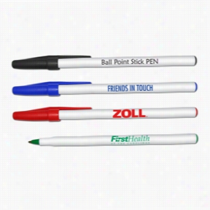 Round Ball Point Stick Pen