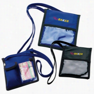 Neck Wallet with Lanyard