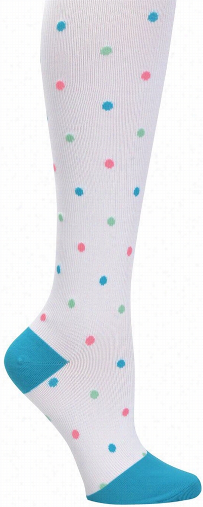 Multi Dots Compression Trouser Sock Multi One Size